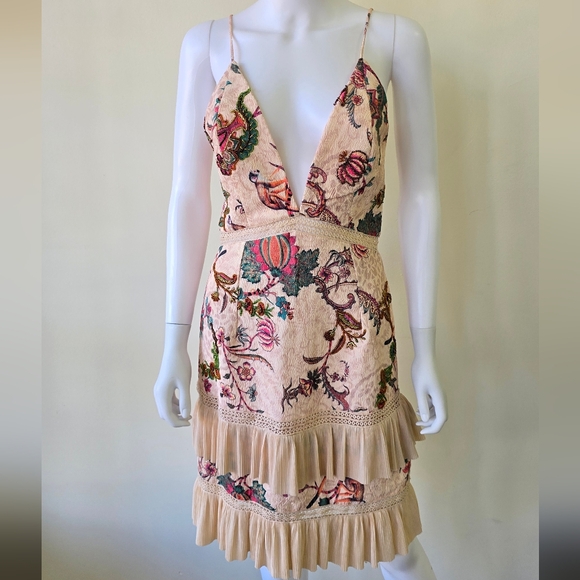 PatBO Ruffle Print Dress